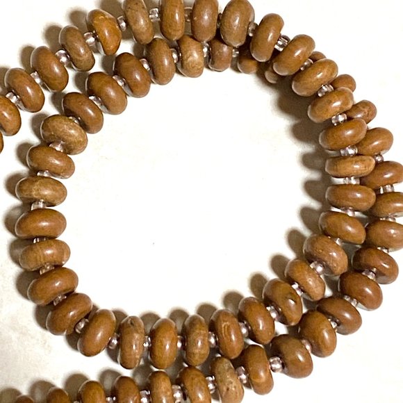 Jasper Stone Beaded Necklace, Genuine Gemstone Stackable Layering Necklace - Picture 6 of 8